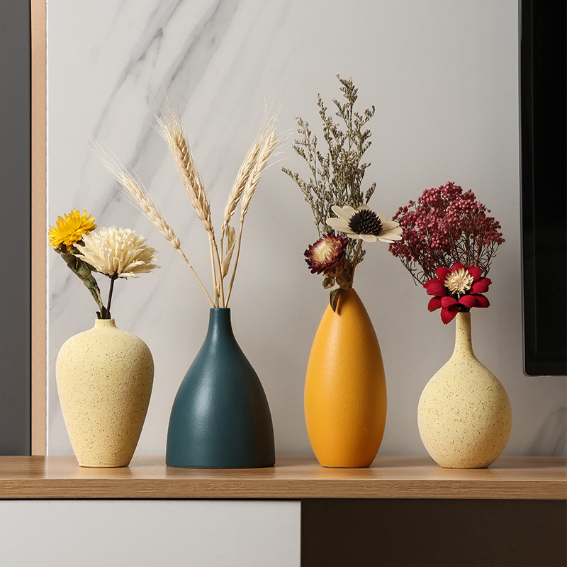 Ceramic small vase creative flower pot