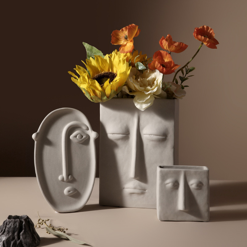Vintage Wabi-Sabi Ceramic Vase