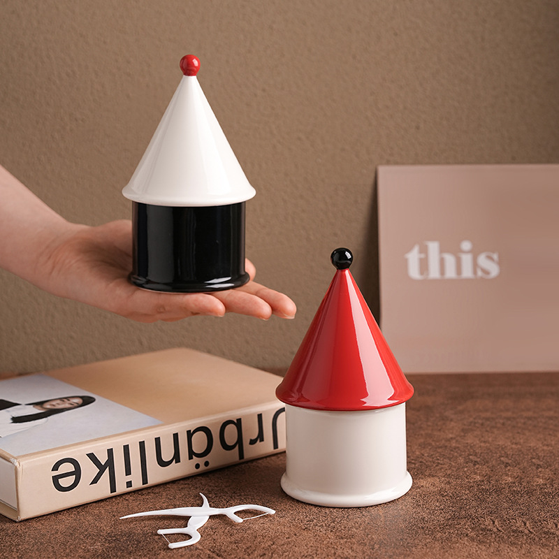 Creative ceramic toothpick box