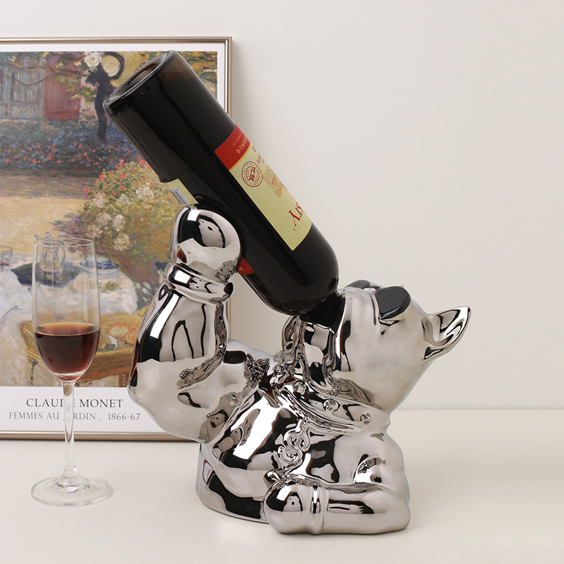 Creative wine rack wine cabinet ornaments