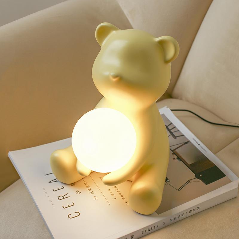 Creative bear night light decoration