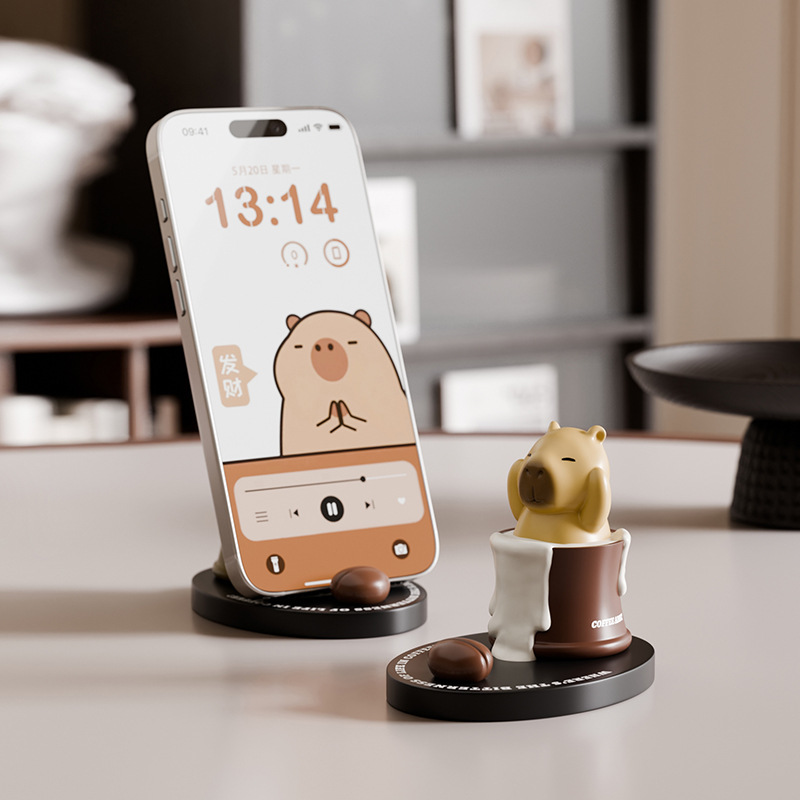 Creative mobile phone holder decoration