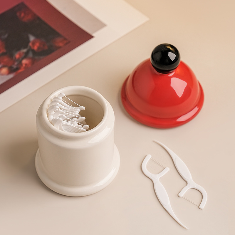 Creative dental floss storage