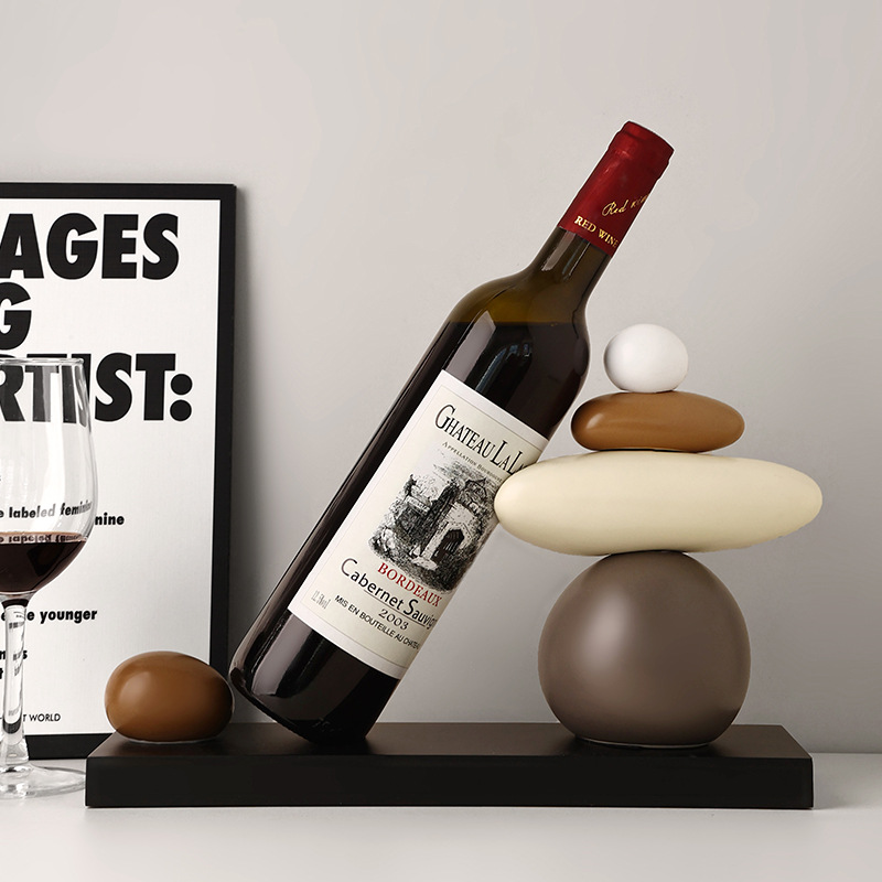 Creative decorative wine rack
