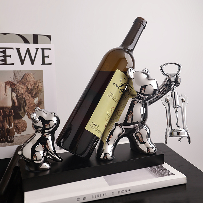 Creative decorative wine rack