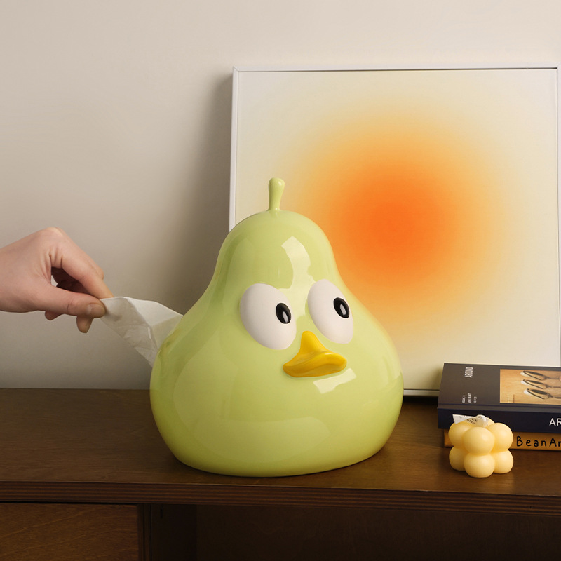 Creative pear-shaped tissue box
