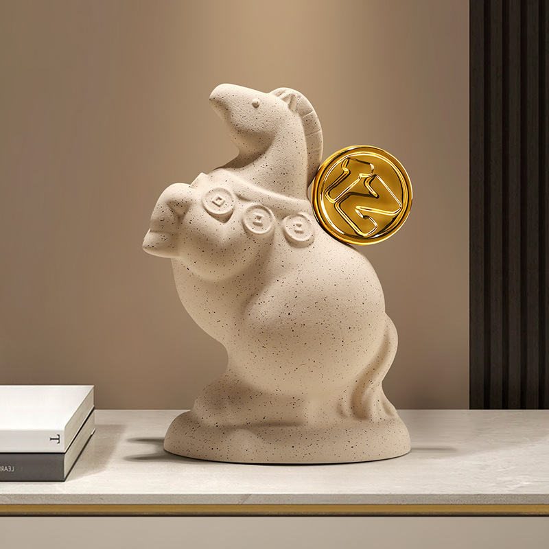 Creative horse statue decoration